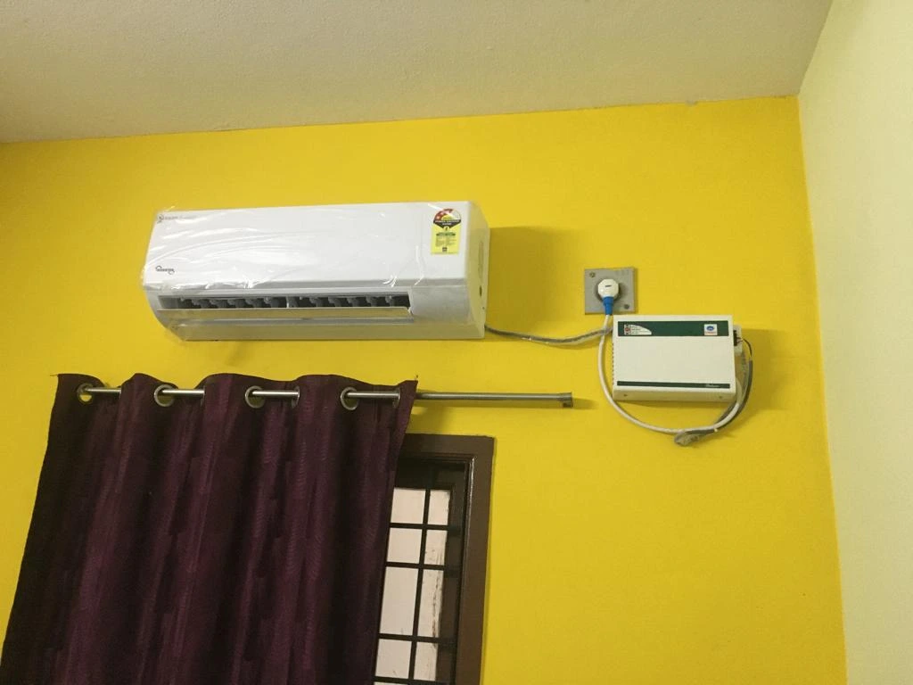 Cooltec AC indoor unit installation in Tirupati — split AC mounting & alignment