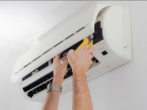 Technician providing quick AC repair service in Tirupati